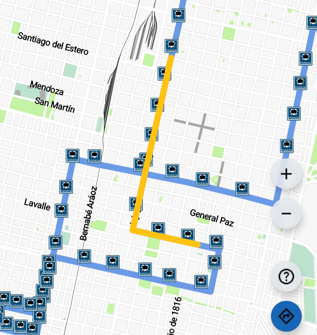 Resultado de Direccion y sentido del colectivo